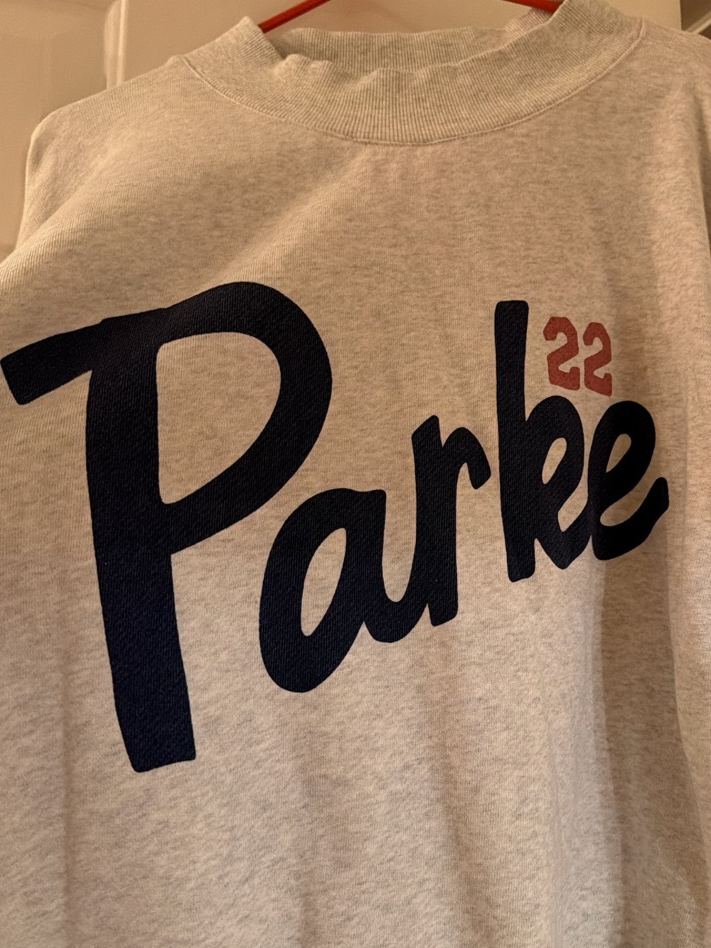 NEW💗PARKE Light Heather Grey Legacy Mockneck!! - Picture 2 of 4